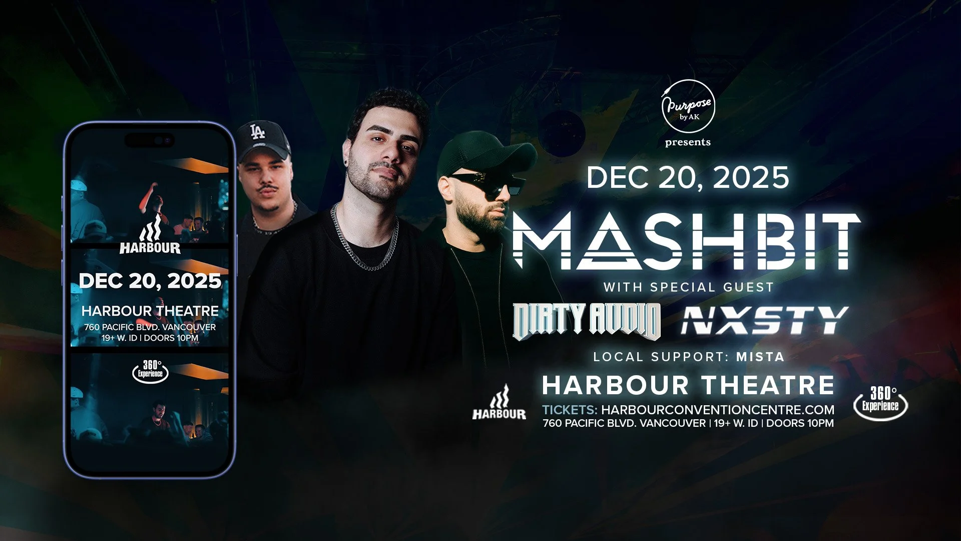 Social Media Rollout for Purpose by AK Presents: MASHBIT
