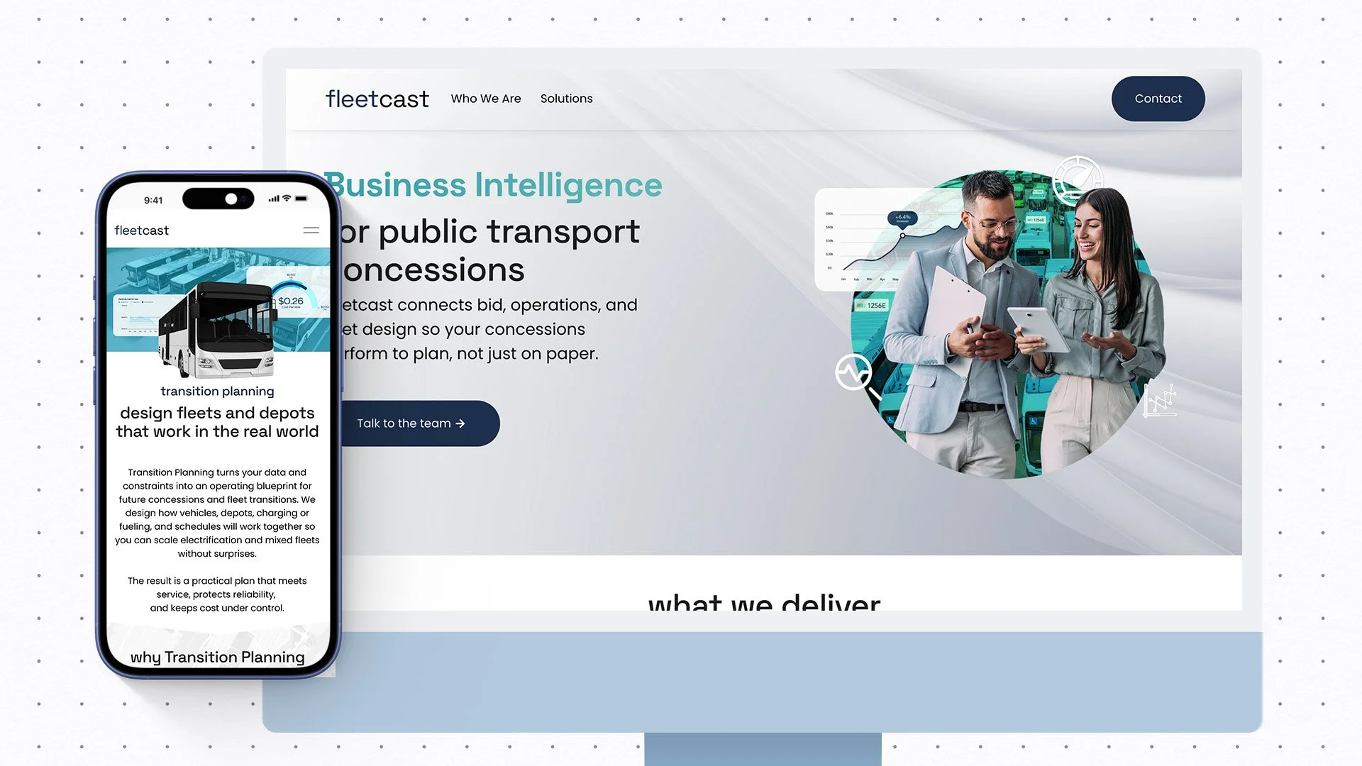 fleetcast: Building Trust in Bus Fleet Optimization
