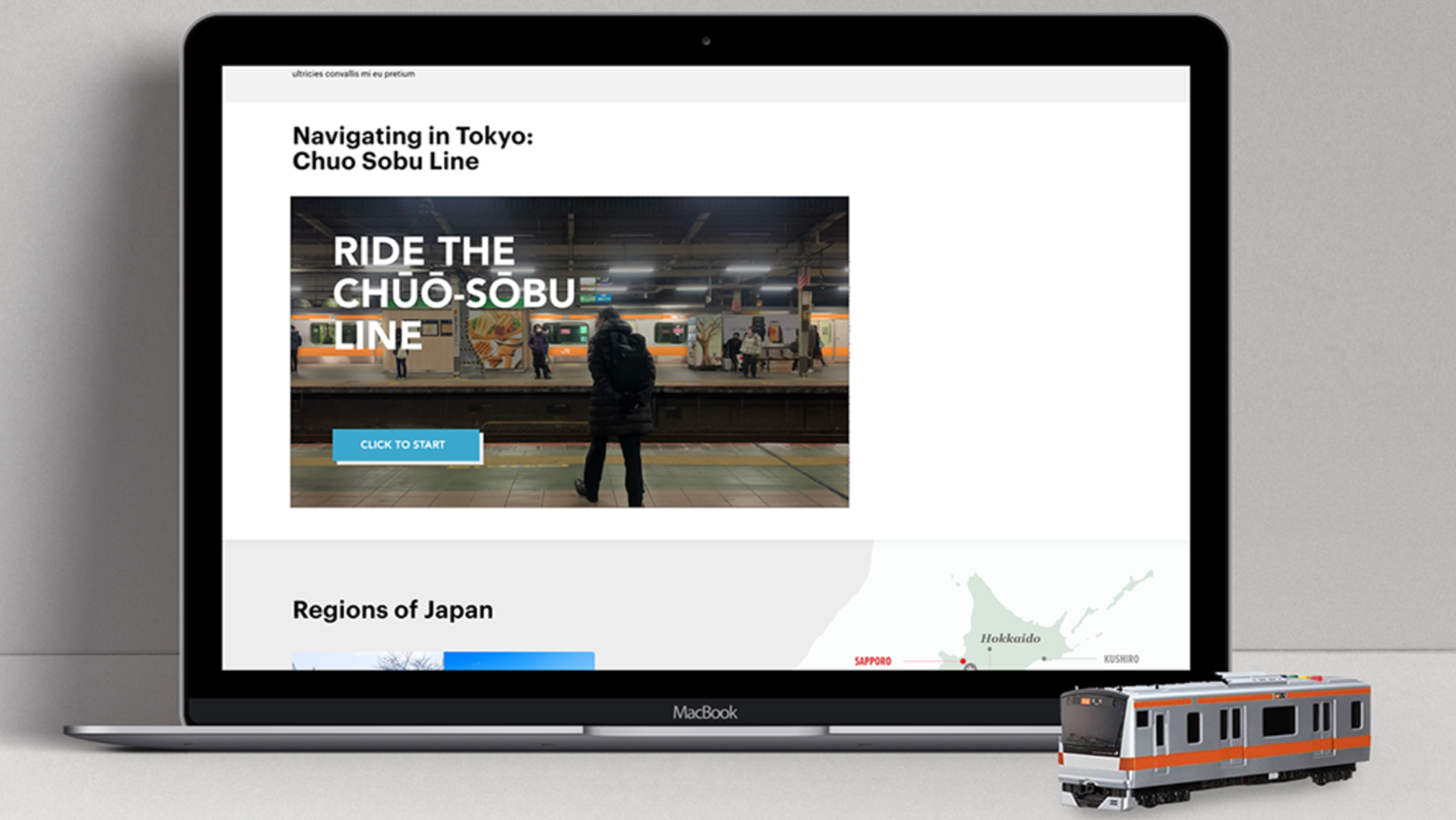 An interactive way to ride the Chuo Line?