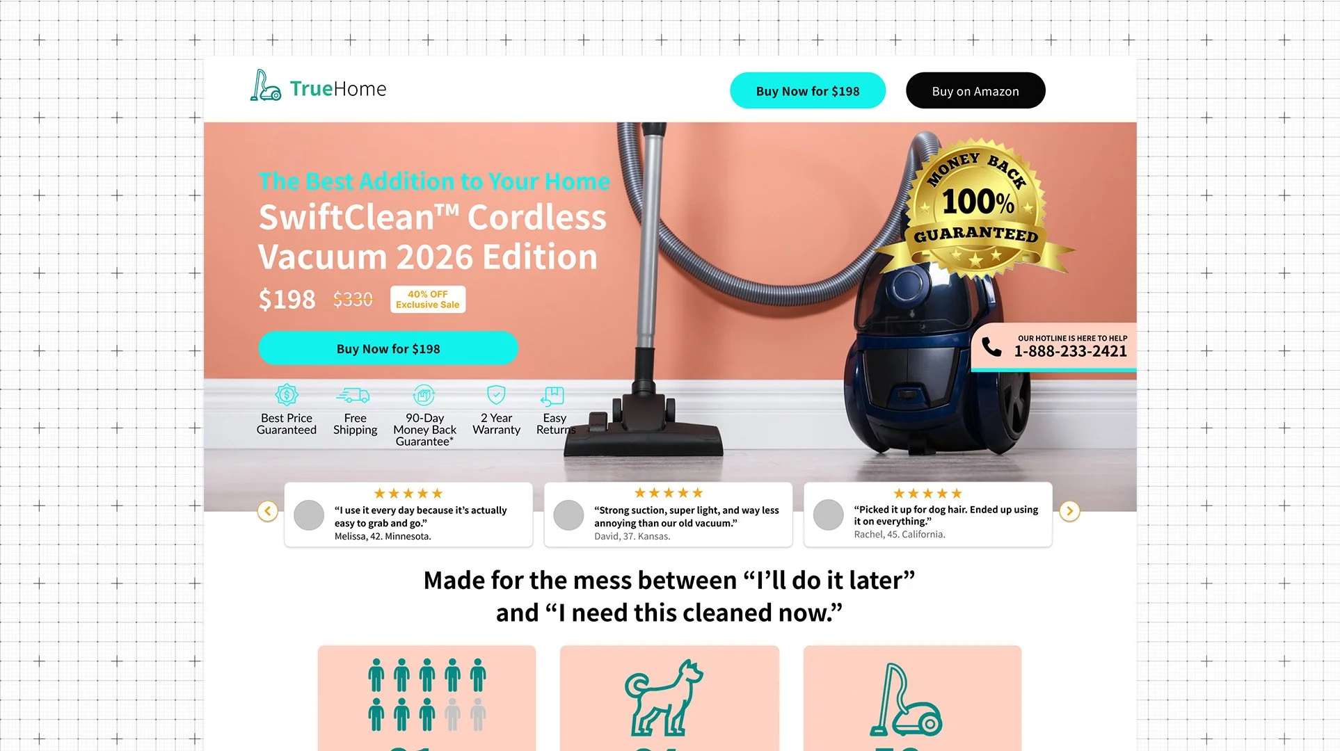 A sample page filled with a lot of information