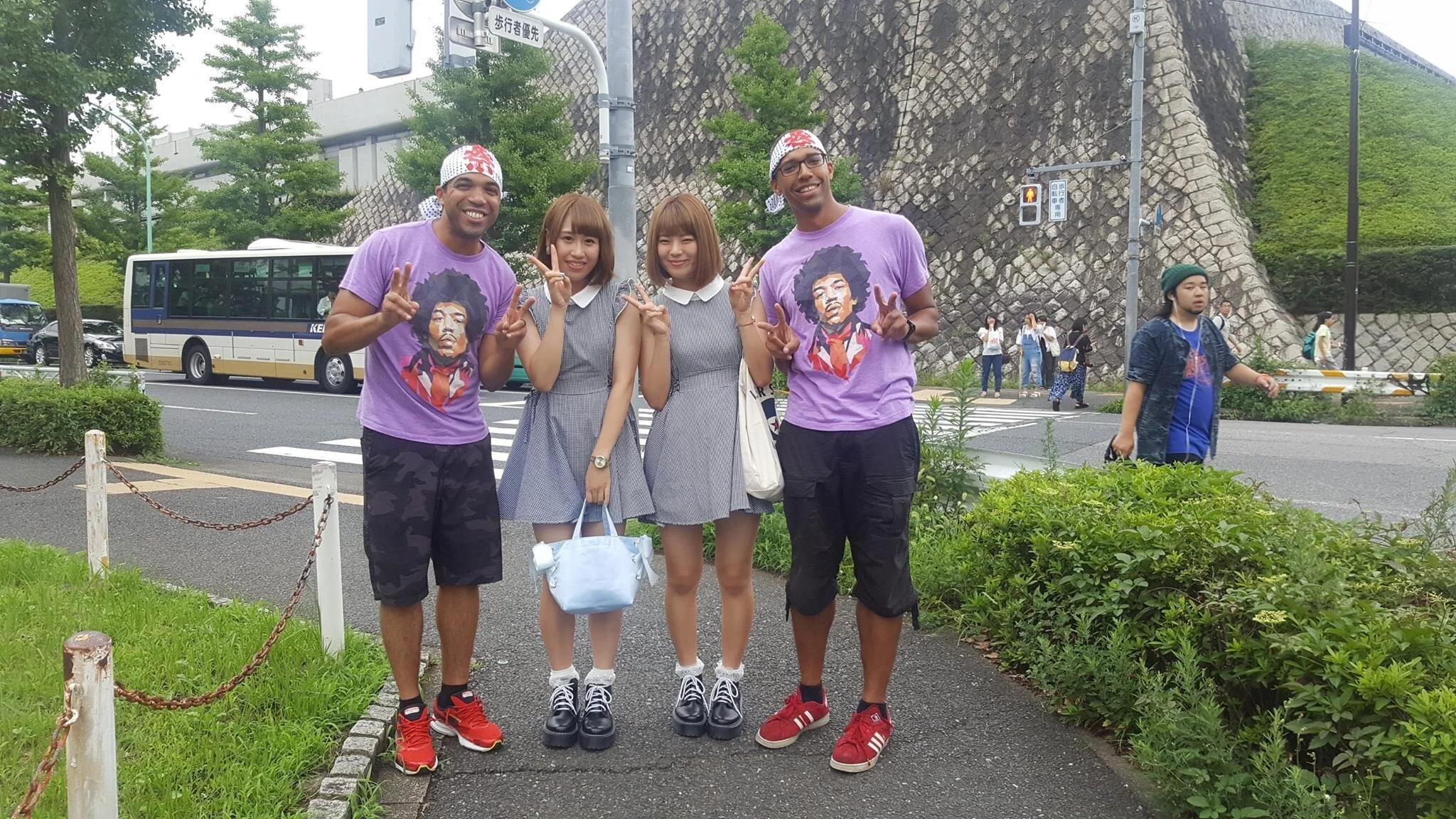 Shane Allen and Chrisjones in Harajuku