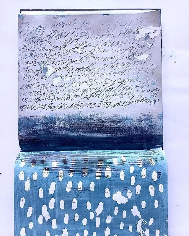 Compulsion and obsession is today’s prompt for the Day 21/30 of the sketchbook challenge. Mine has to be that dark indigo blue which I often use as an equivalent to black in my paintings. I particularly love Payne’s grey and also Prussian blue. I thi