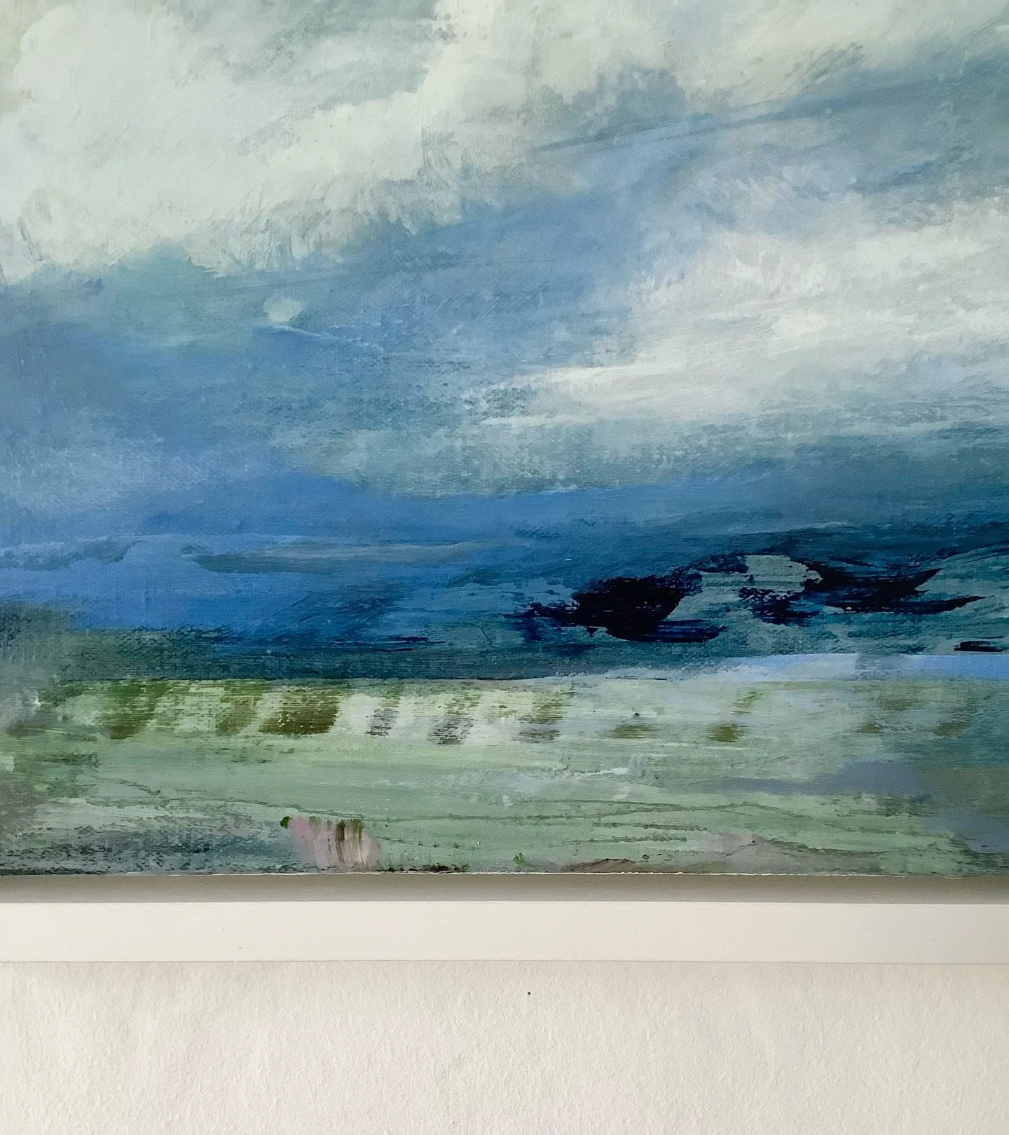 Appreciating the details &lsquo;Caught in a shower&rsquo; 60x60 acrylic on canvas with a satin varnish finish. See previous post for full image. You can also Dm for price or come say hi at the open studios 

#northnorfolkstudios #artforyourwalls