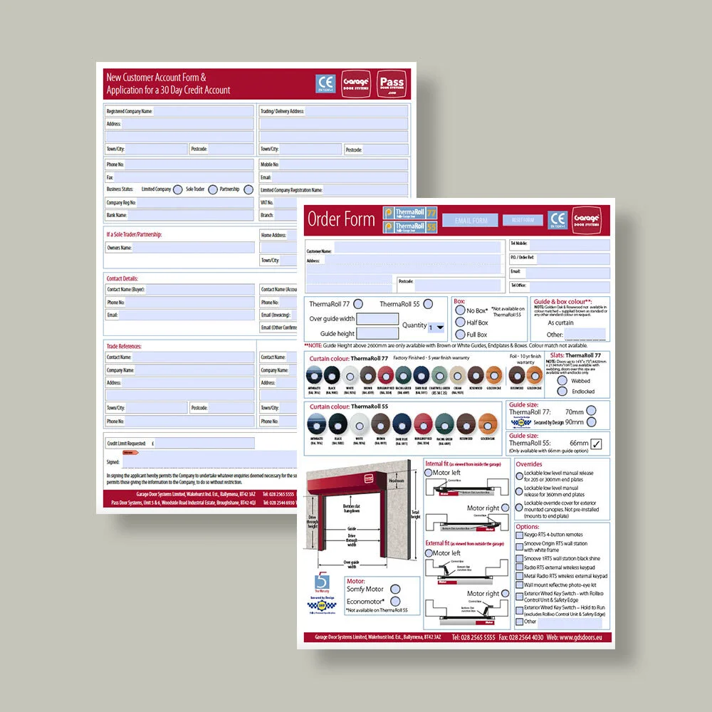 Interactive Order Forms