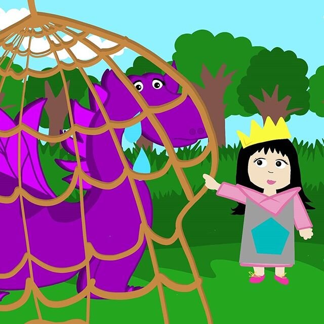 Find out why I'm scolding a big purple dragon in my latest adventure!

The Queen's Big Adventure - available March 2019 👑

#queenzara