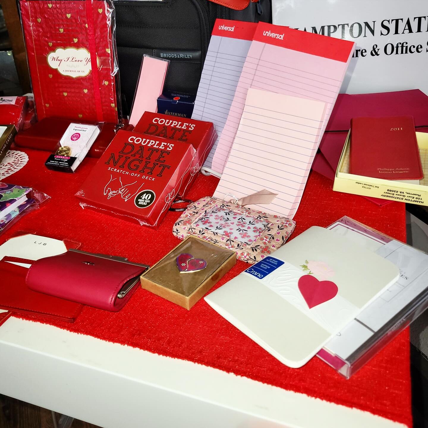 Our friends at Hampton Stationery have all your stationery needs for Valentine&rsquo;s Day! ❤️💌❤️ Visit them at 108 E Queens Street in #DowntownHamptonVA.