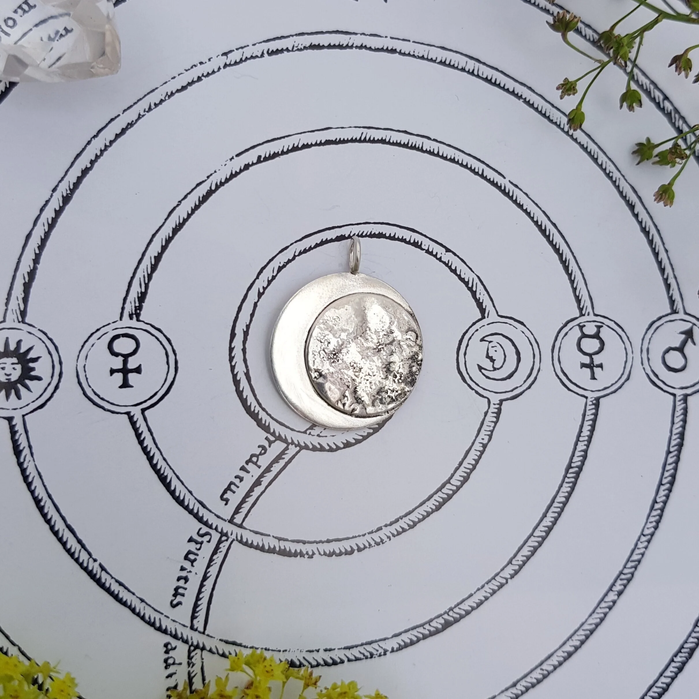 Silver Moon Pendant