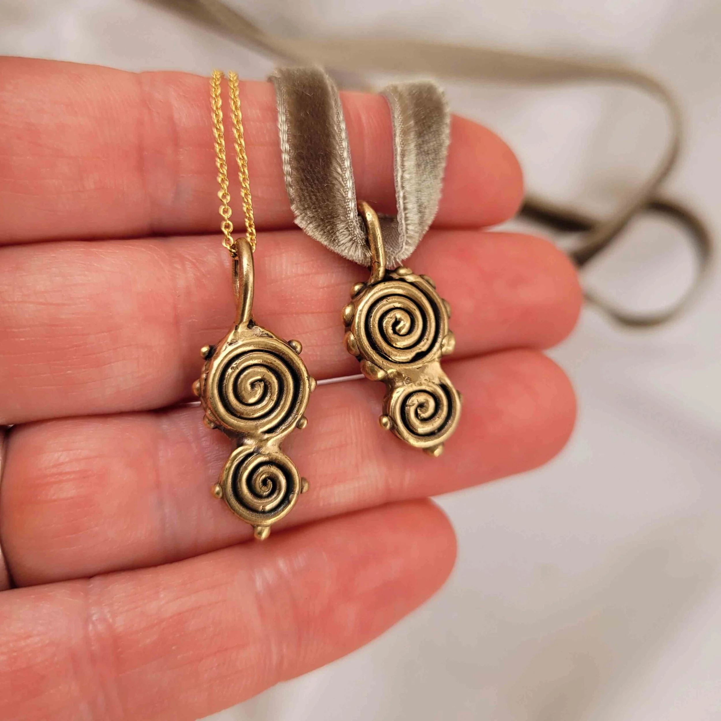 Double spiral bronze pendant 5 (1).jpg