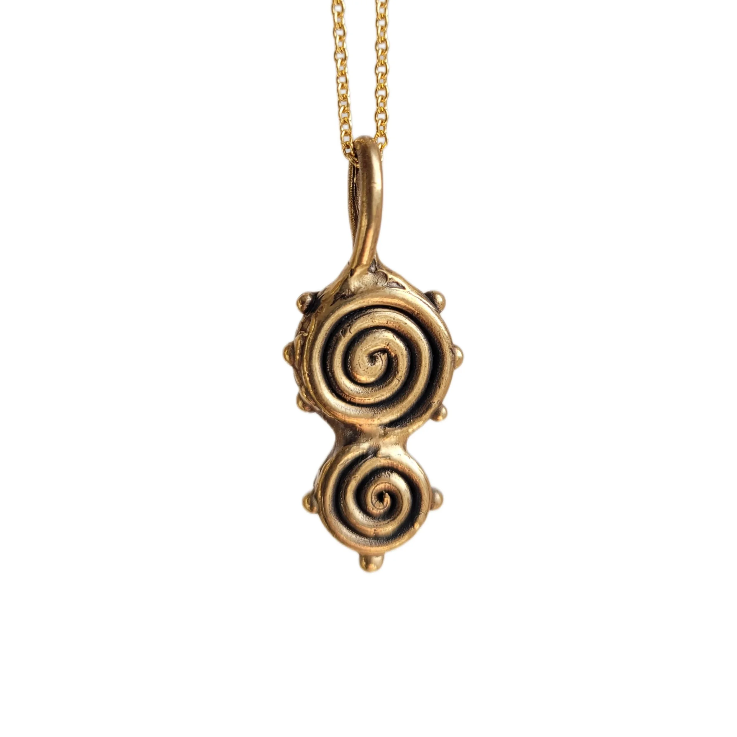 Double Spiral Pendant