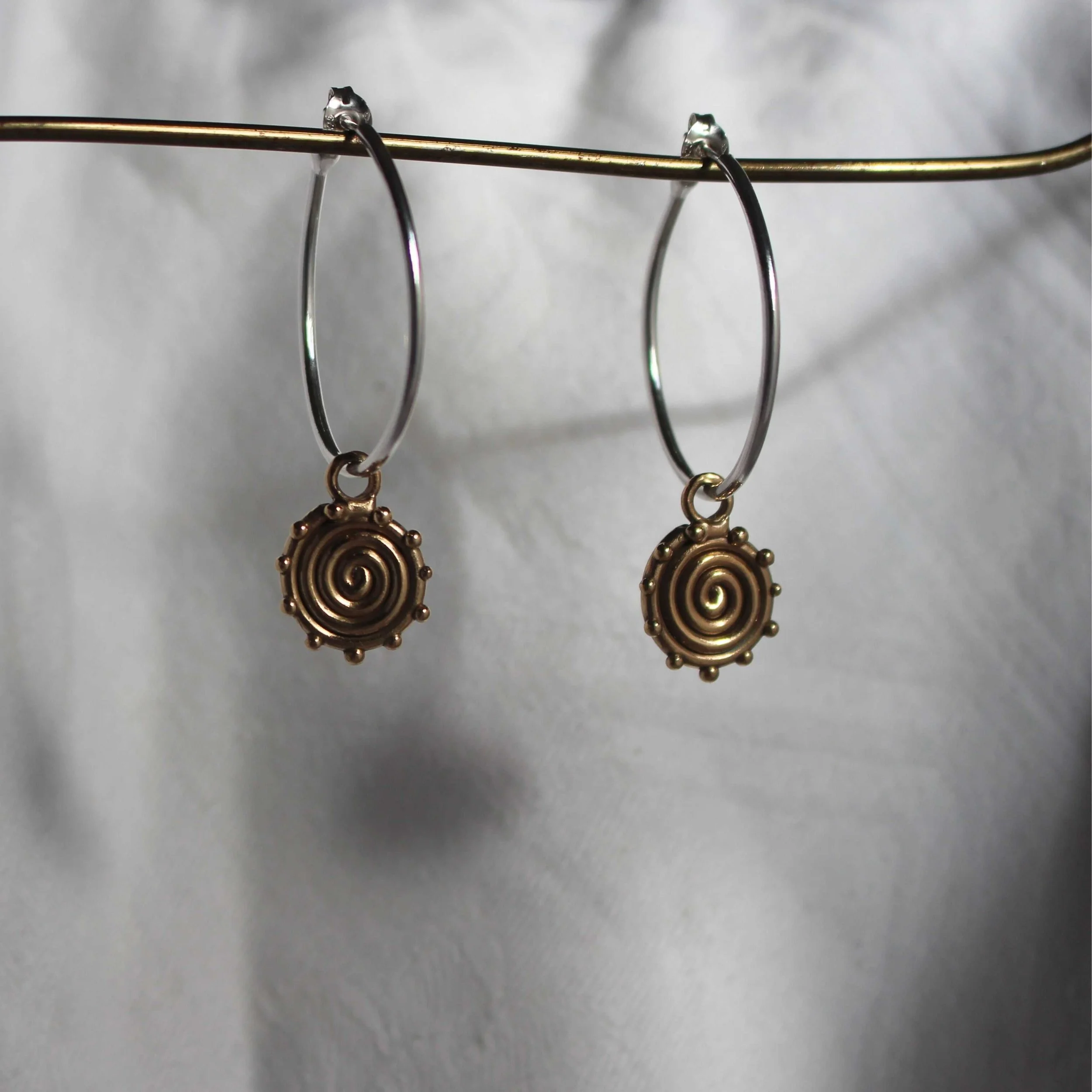 small bronze spiral hoop earrings 3.jpg