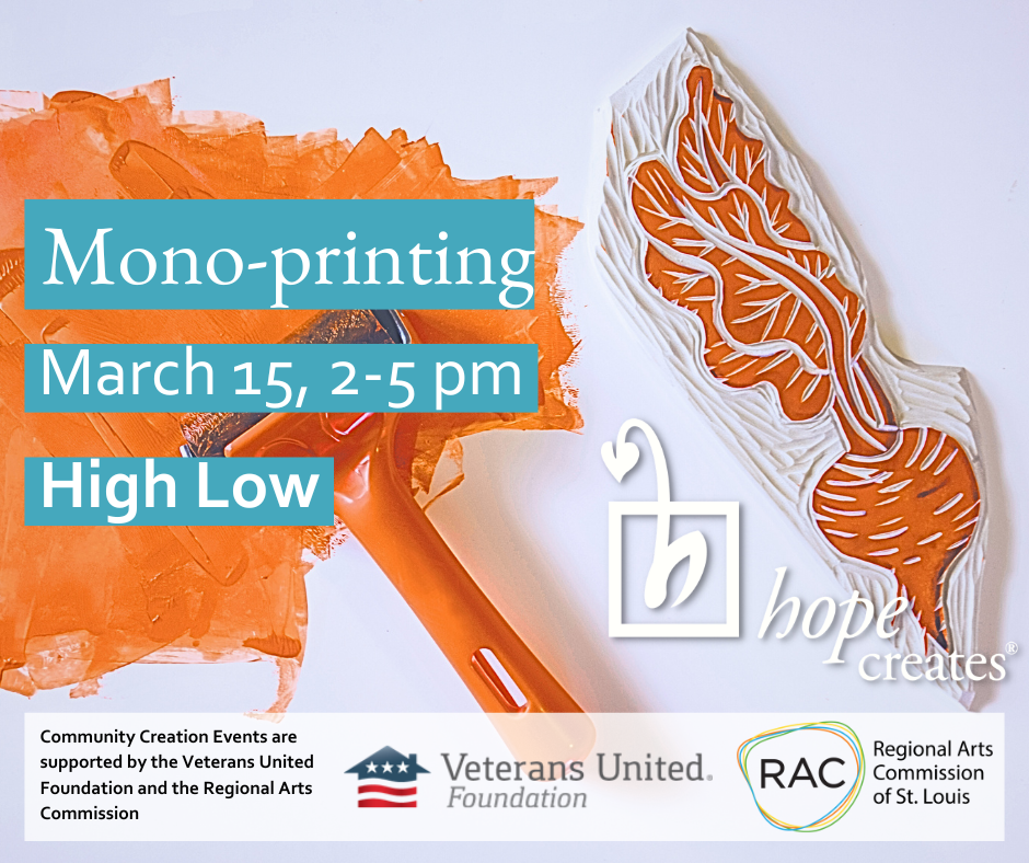 March Community Creation Event - Monoprinting
