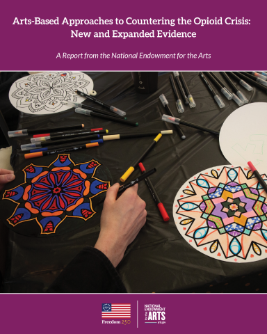The National Endowment for the Arts includes Hope Creates in Arts and the Opioids Crisis Report