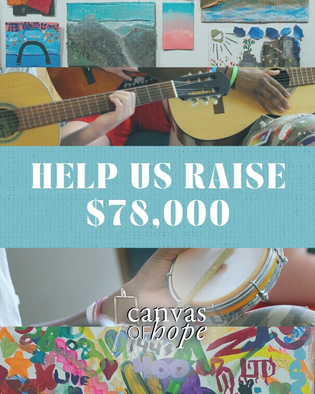 Help keep the healing arts accessible to those who need them most. Canvas of Hope is November 13, and we need YOUR help to reach our fundraising goal! Your donation sustains Make Your M.A.R.C. for youth and healing arts programming for individuals in
