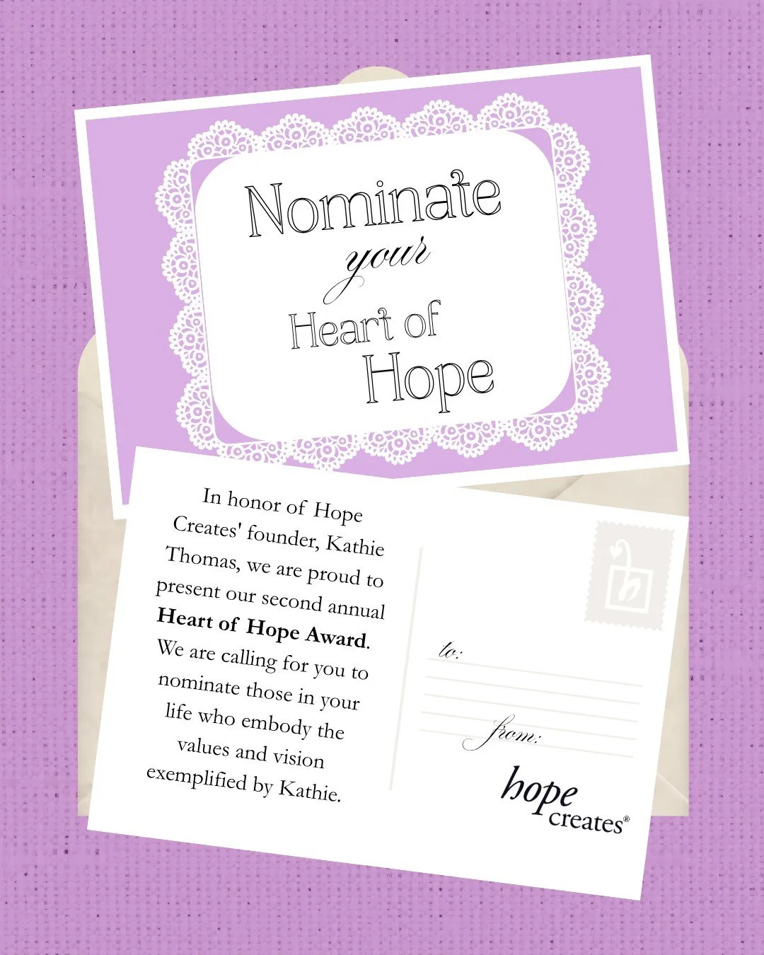 We are now accepting nominations for our second annual Heart of Hope Award!

Do you know someone making strides in the recovery community? We want to hear about them! Click the link in our bio to nominate someone today.

Nominations must be submitted