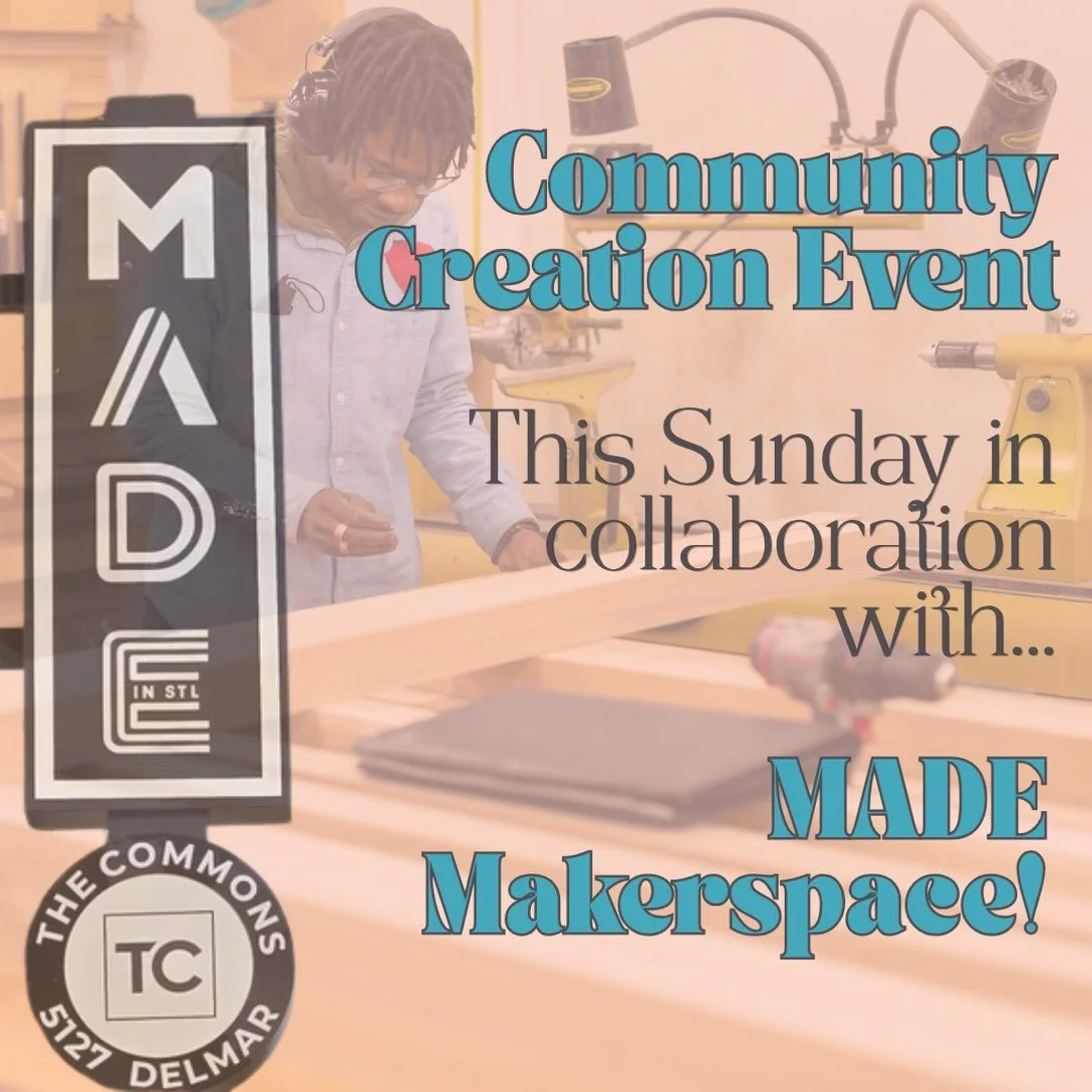 Click the link in our bio to register for this Sunday&rsquo;s Community Creation Event in collaboration with MADE Makerspace!! See you there 👋