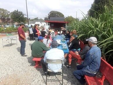 Had a blast teaching a seed staring class today with the amazing community @ihwcg  We are so glad to be partnering with them and look forward to many more exciting educational opportunities. #bhcf #ihwcg #community #urbanfarming #education#growyourfo