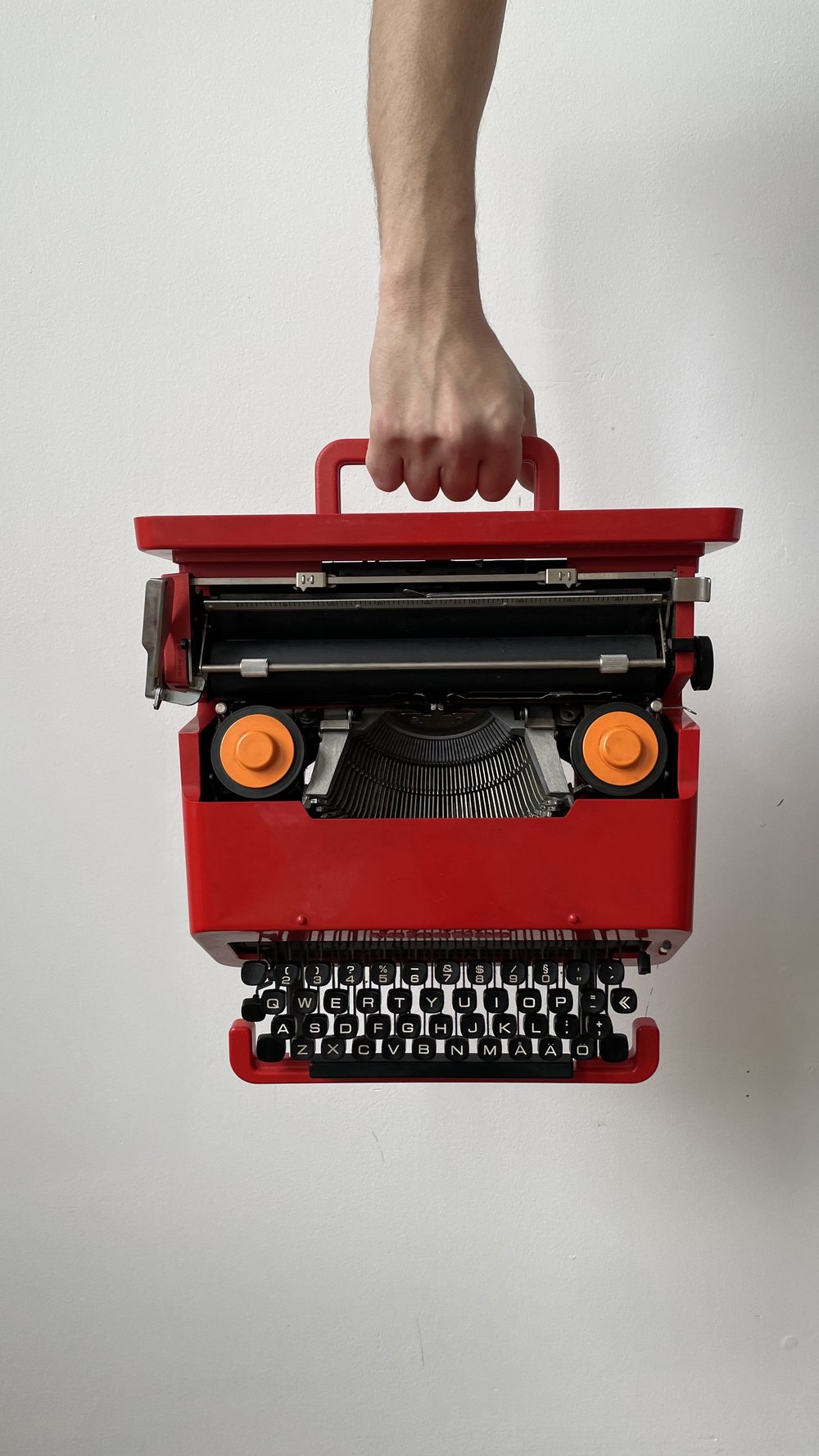 Valentine Portable Typewriter by Ettore Sottsass and Perry King
