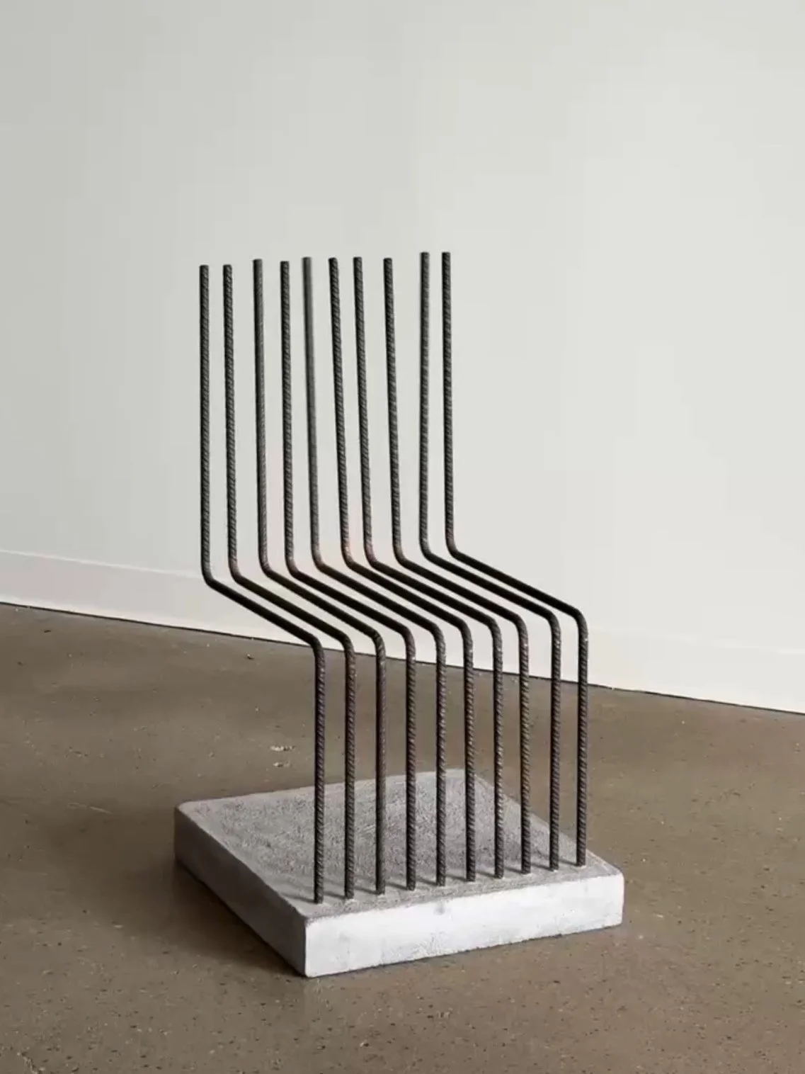 Solid Chair Attributed to Heinz Landes