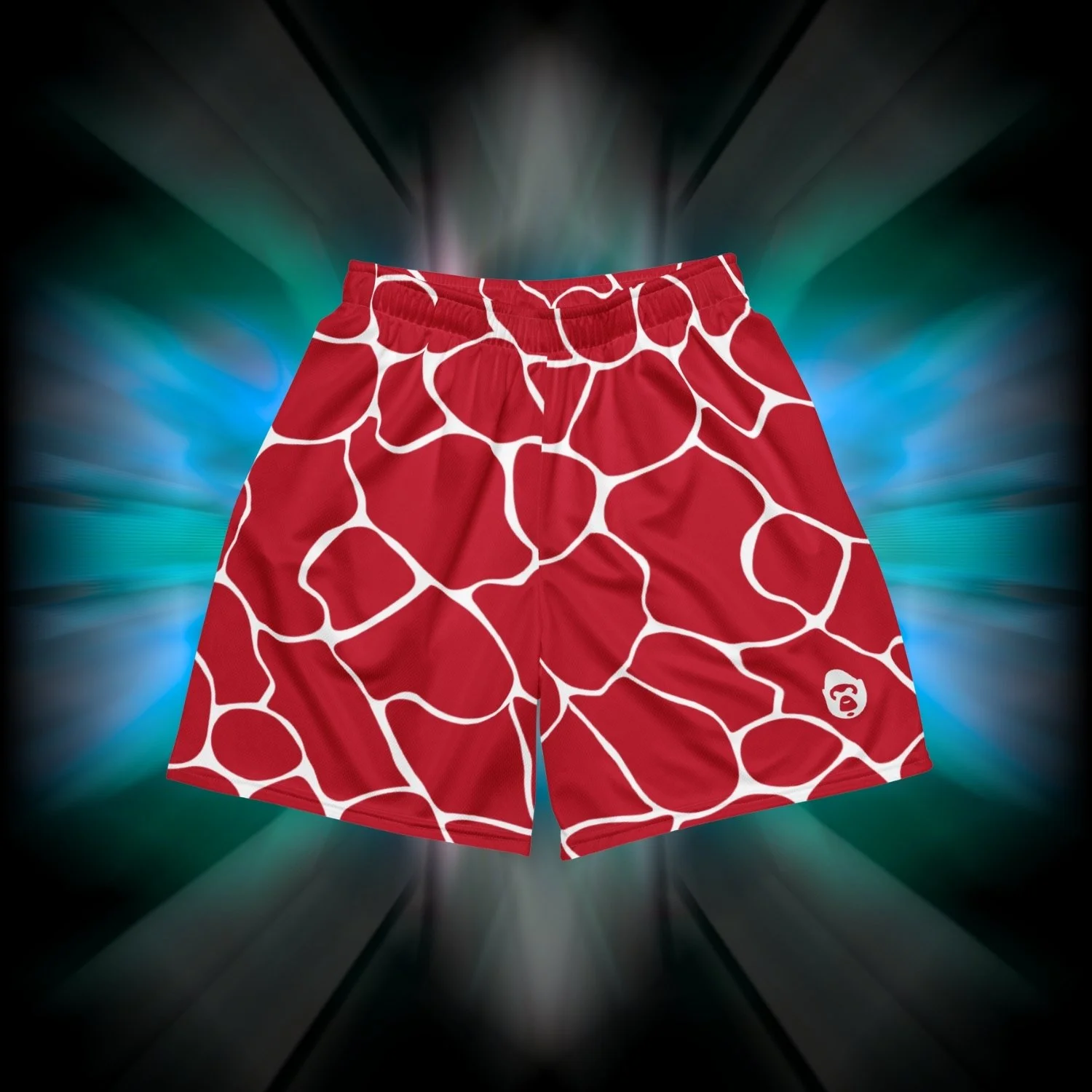 Cement Shorts Red