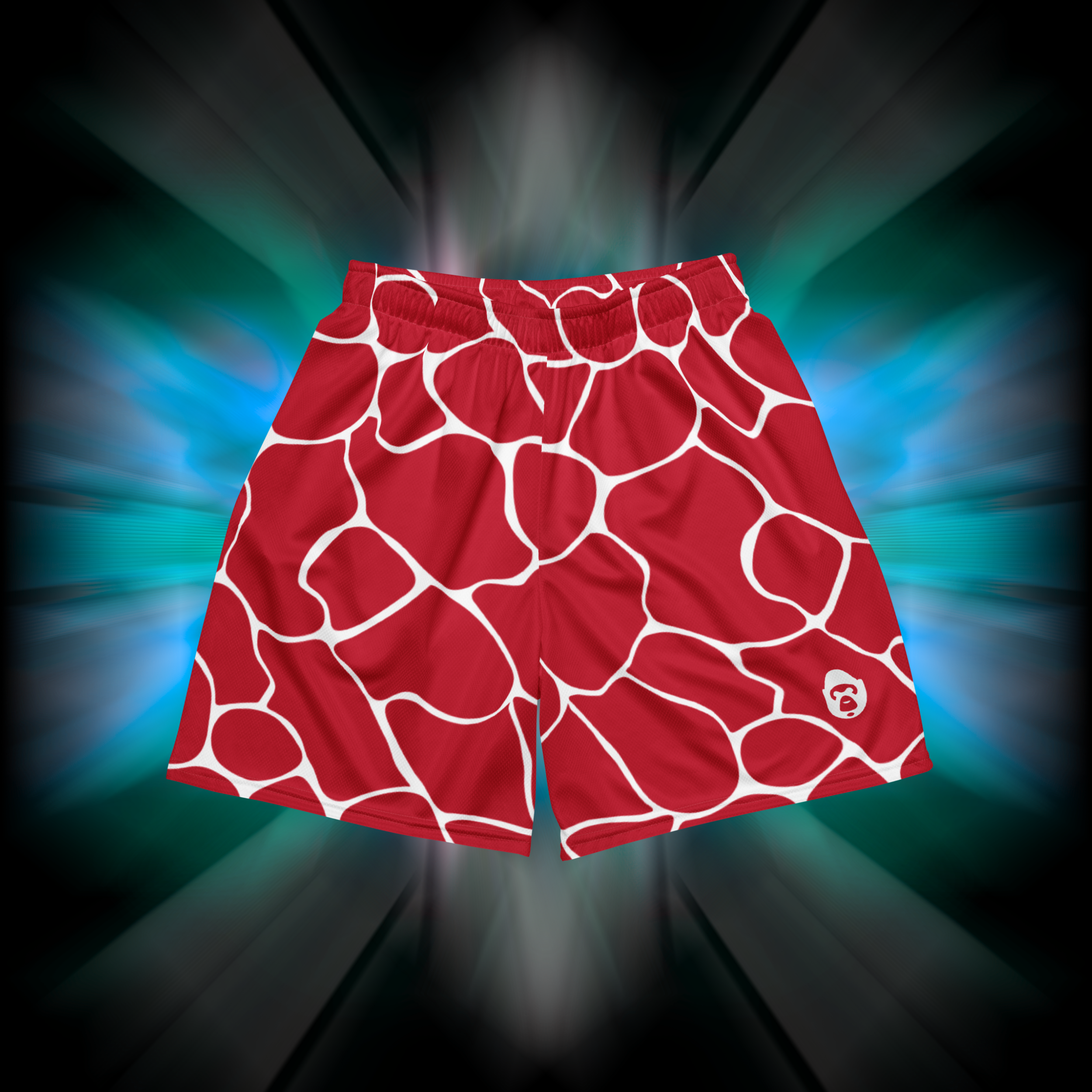 Cement Shorts Red
