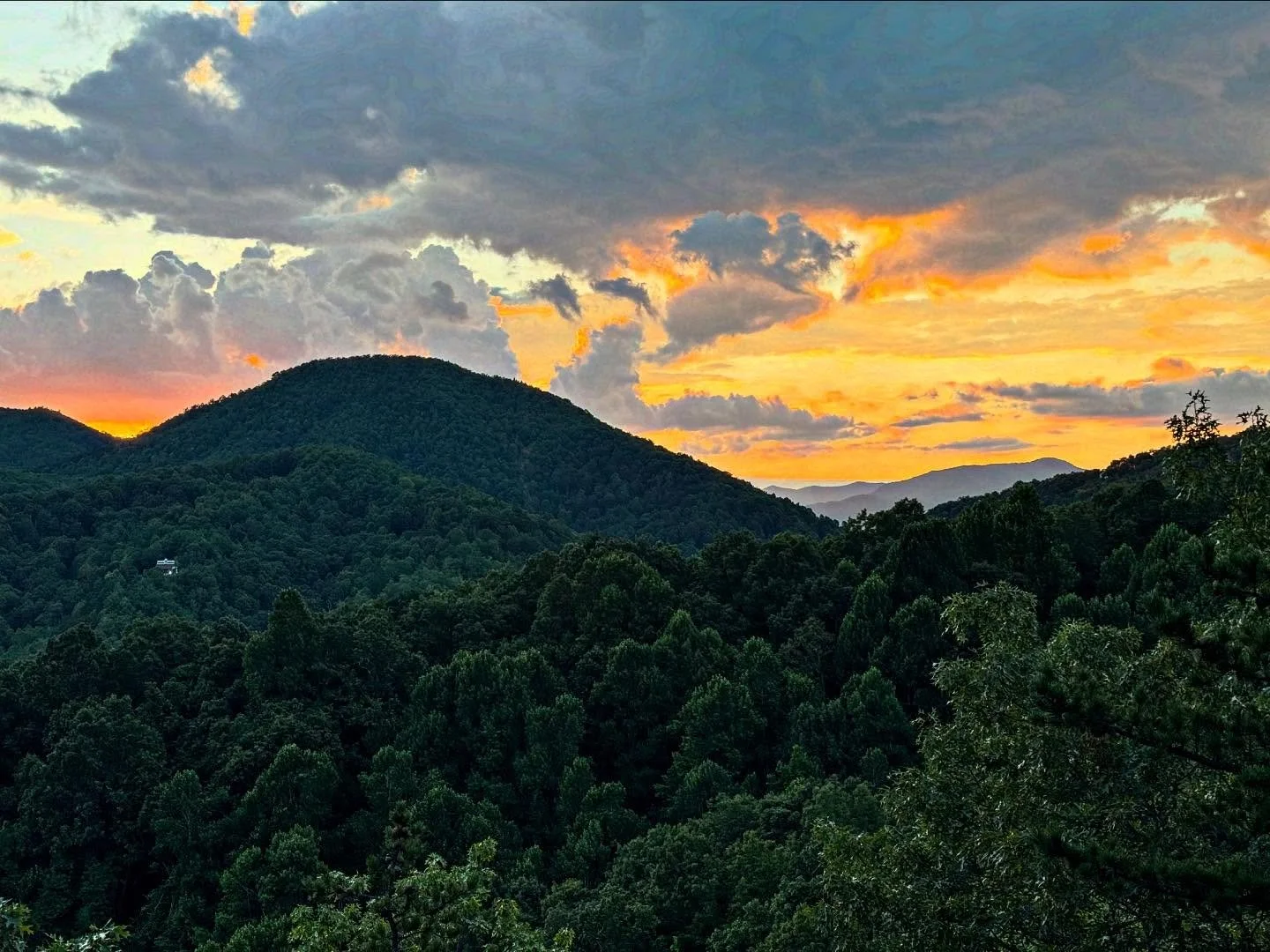 Sunset at Brindle.