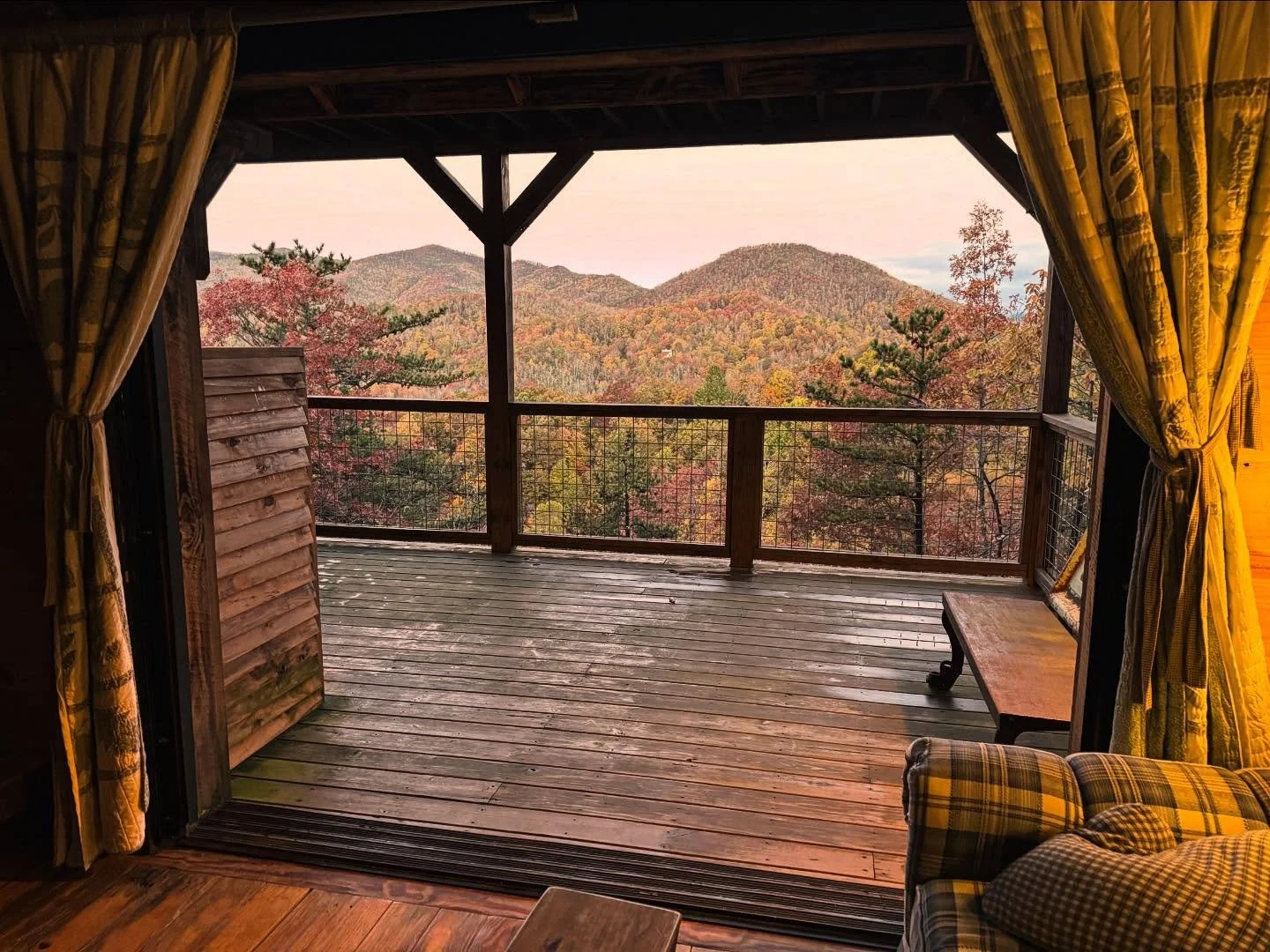 Out the garage door. #brindlebarn