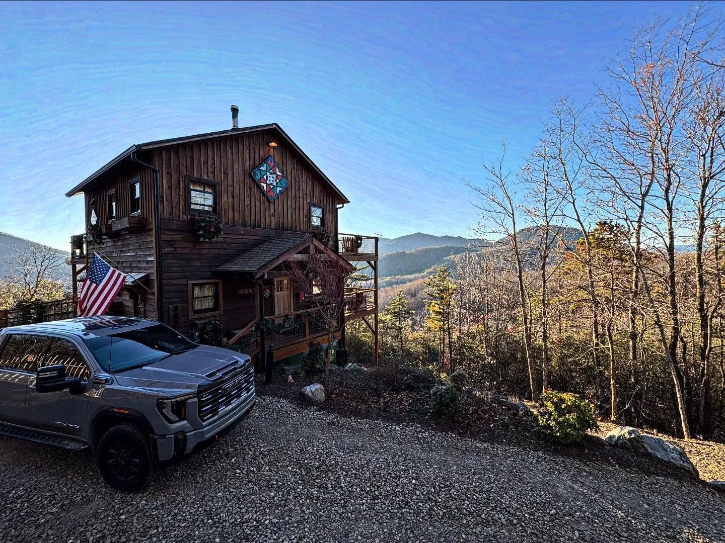 Ready for a long winters nap. #brindle #blueridgemountains #cabinrental #ashevillenc #blackmountainnc