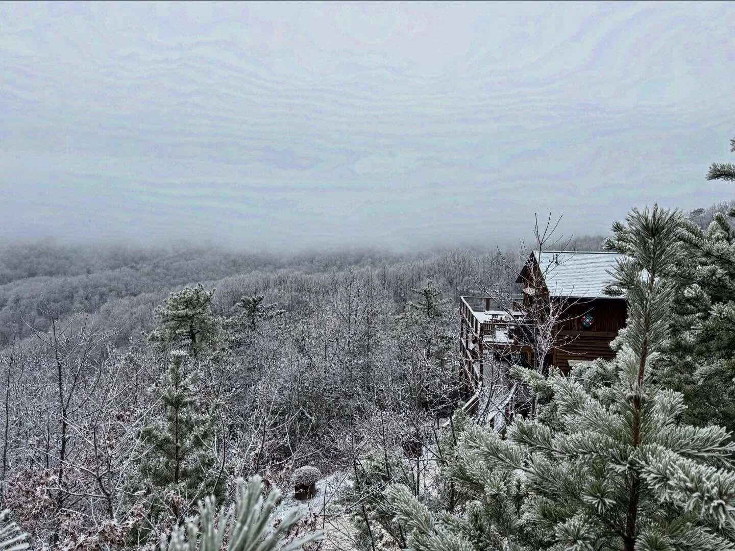 Ice in Black Mountain.