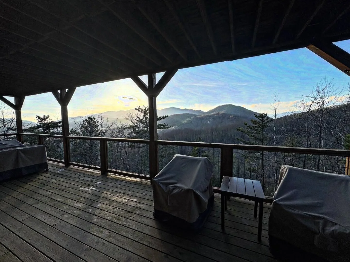 Lower deck in March.