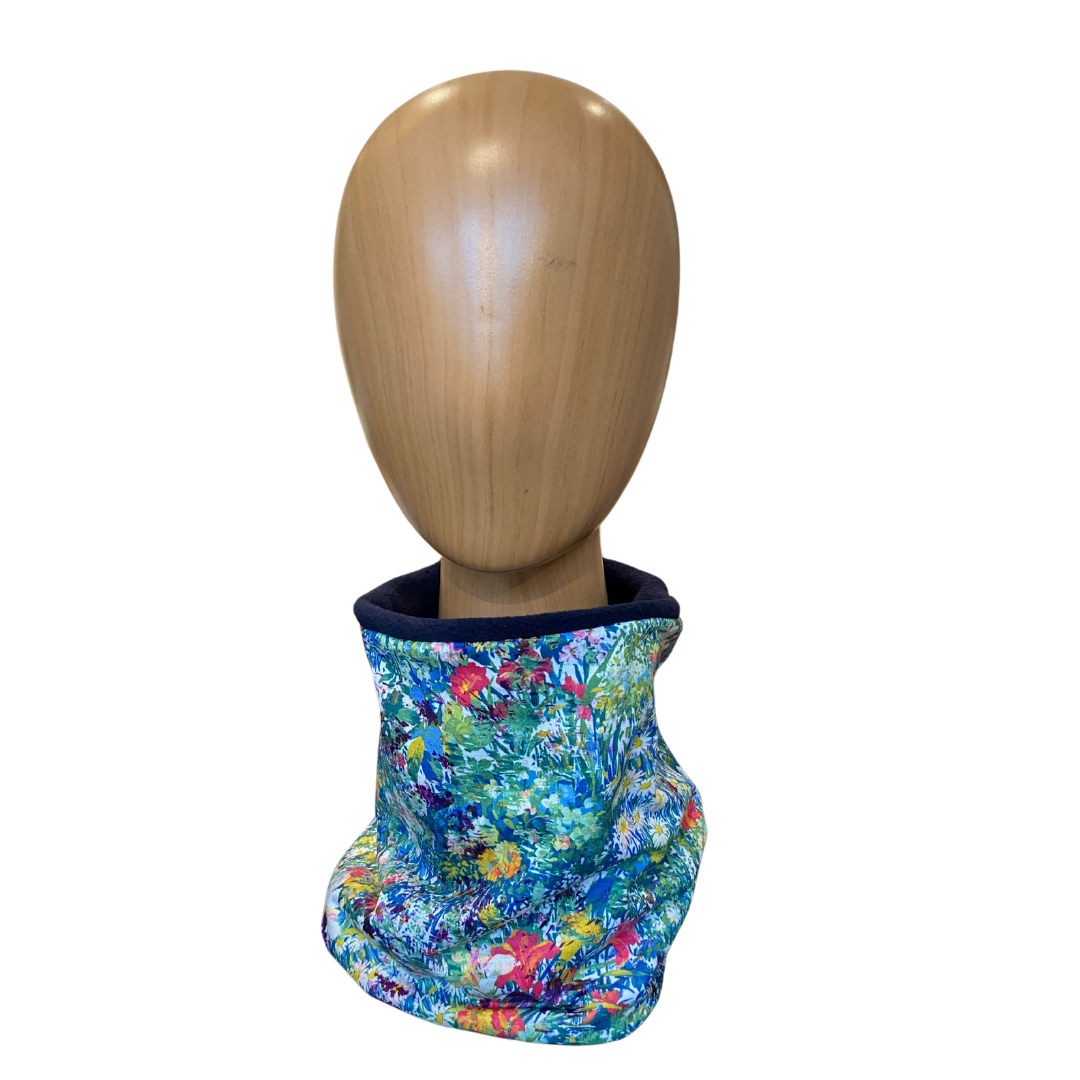 Ladies  Casual Snood -   Monet's Garden Floral mix