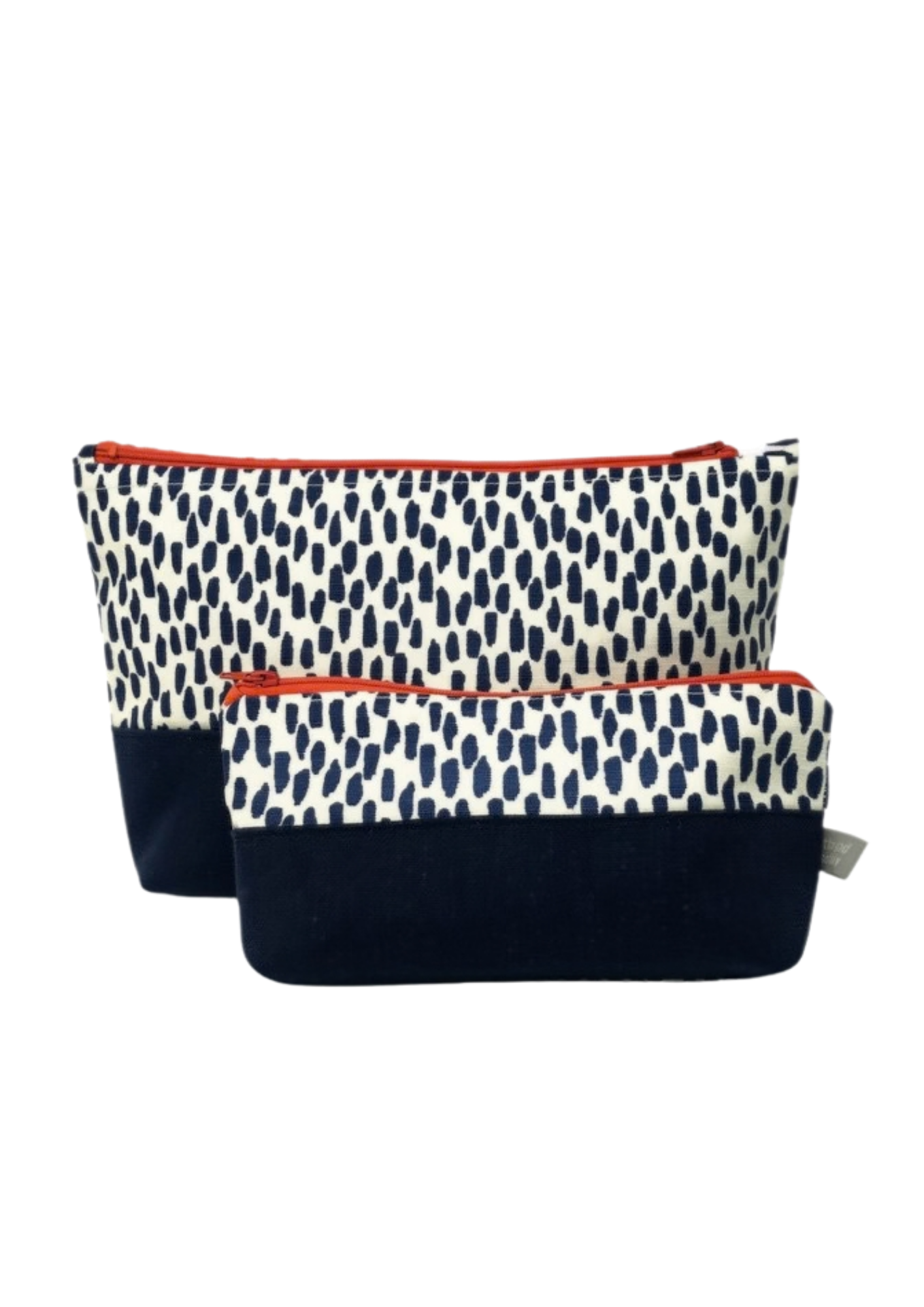 Medium Indigo Dash Makeup Bag