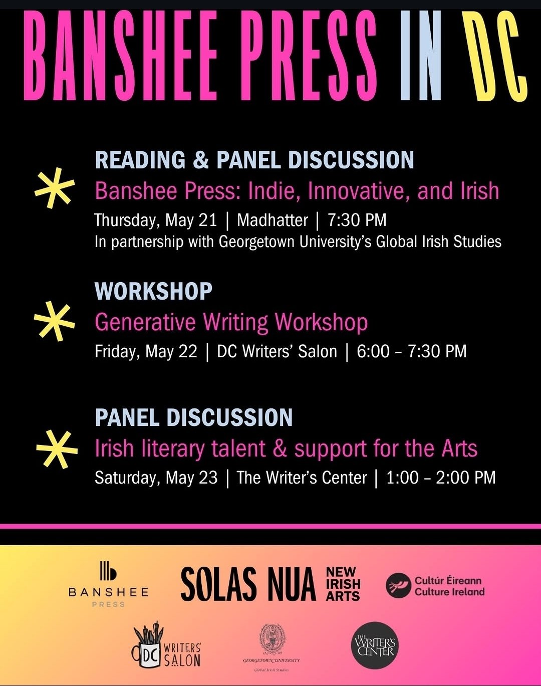 Banshee Press x Solas Nua: Panel Discussion