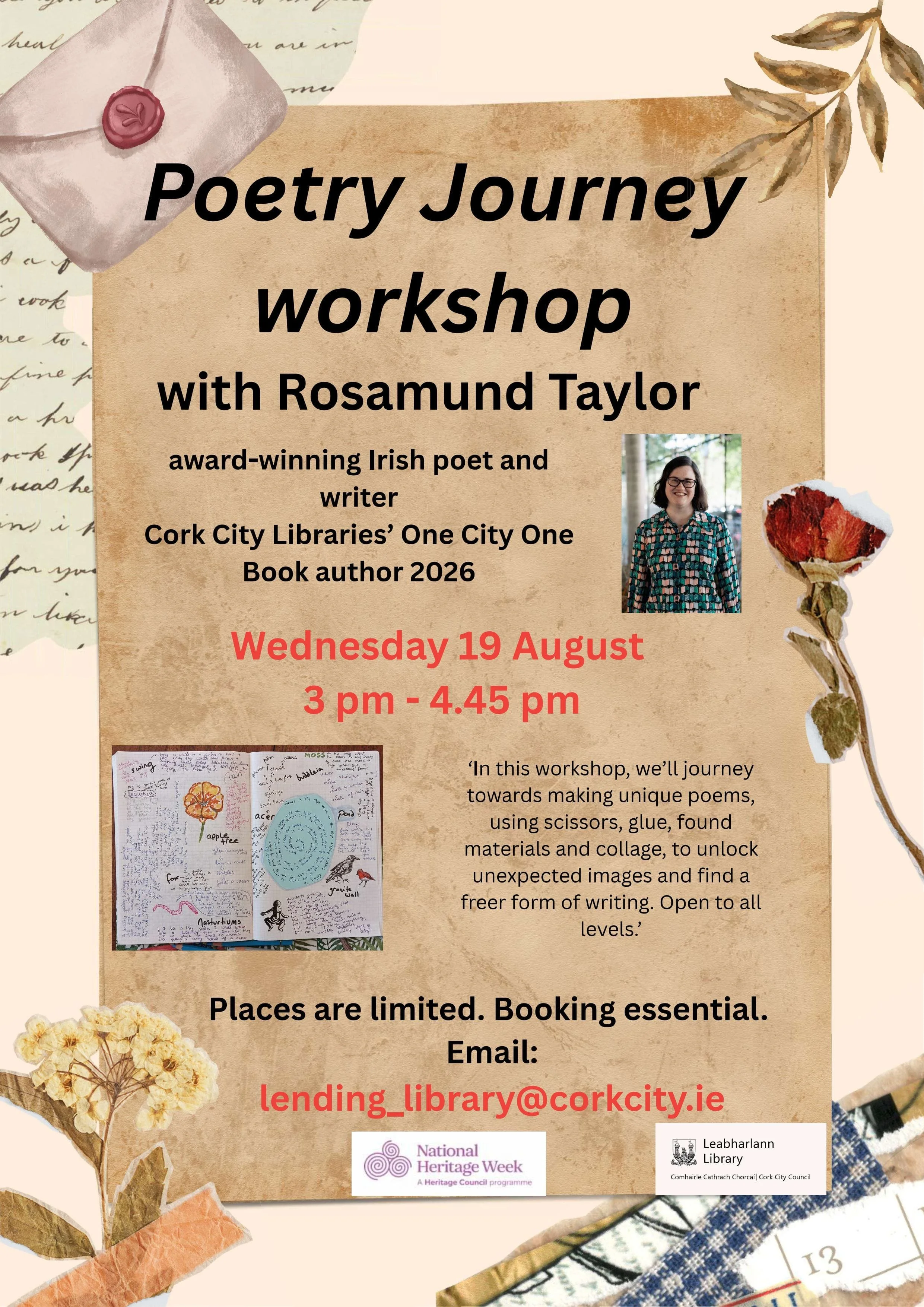 Rosamund Taylor workshop at Cork City Library