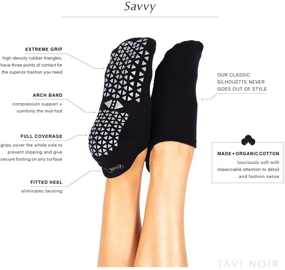 Tavi Noir Savvy Heartbreaker Grip Socks