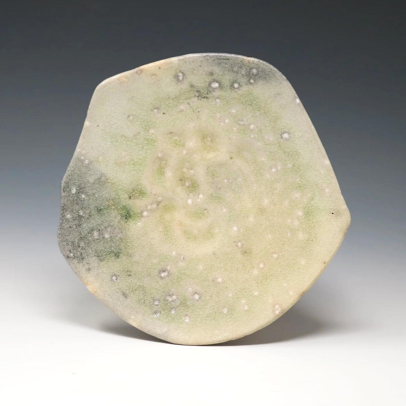 soda-fired plate