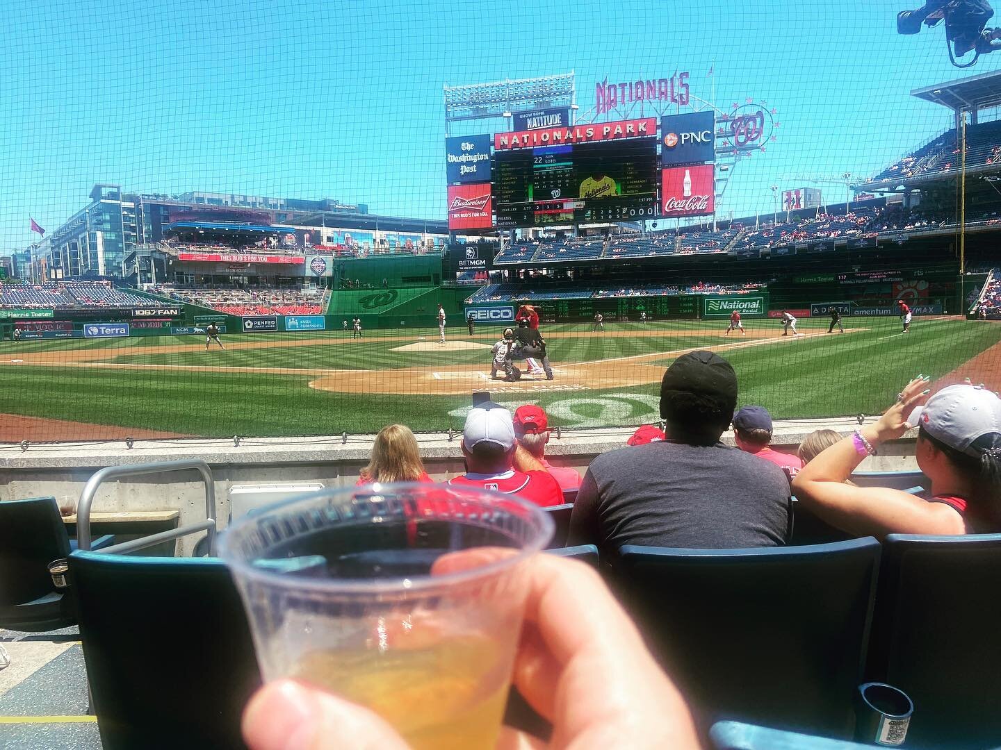 @blantons_bourbon and @nationals baseball.  Happy place.