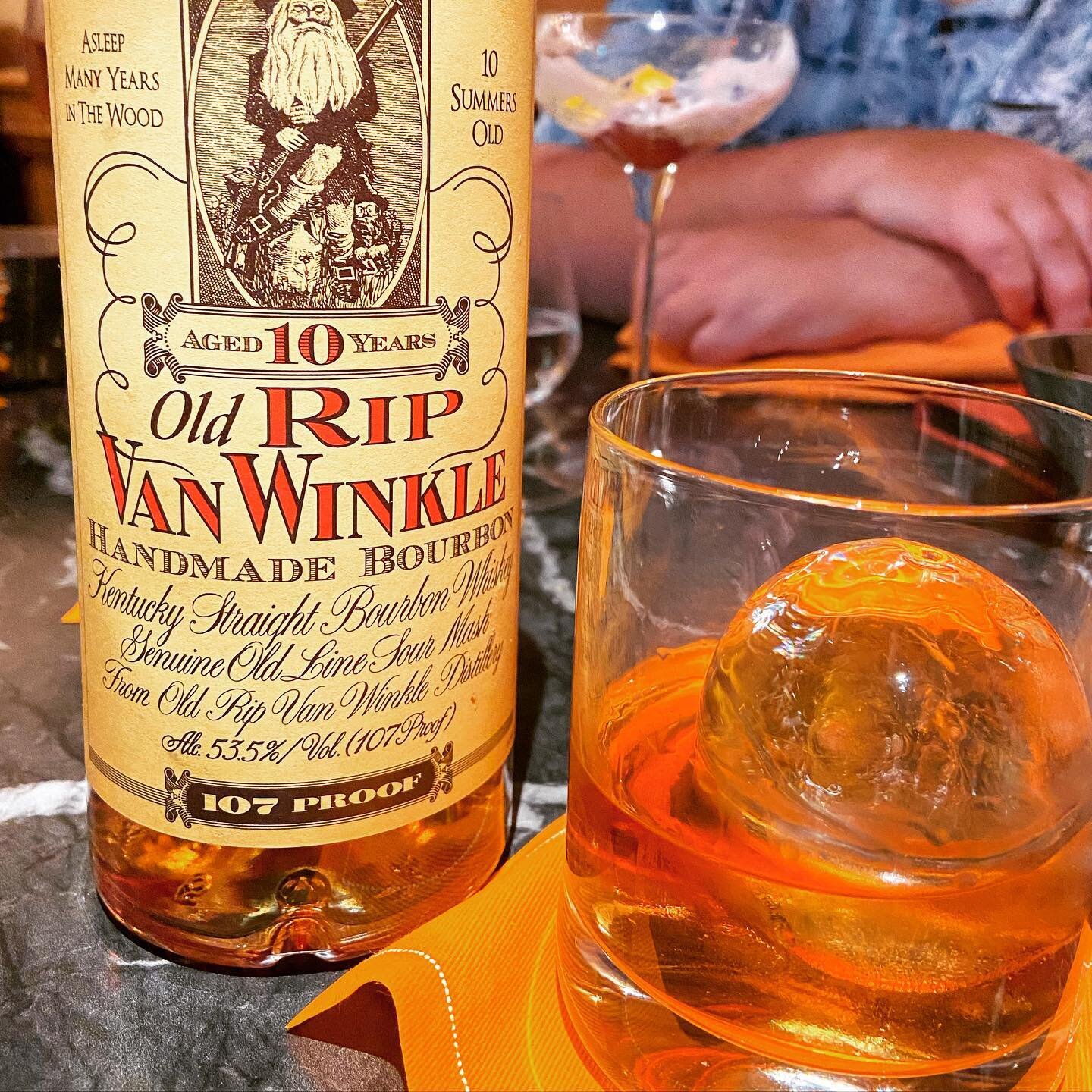 Ok fine&hellip;we&rsquo;ll have some.  This is good.  Solid mouthfeel and sweet but with a good burn.  @pappyvanwinkle