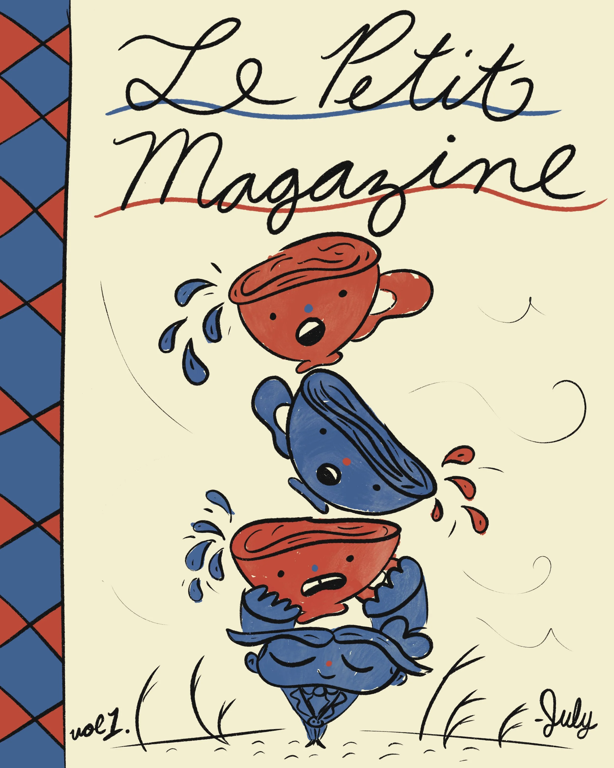 A concept cover for our debut issue, "Coffee."