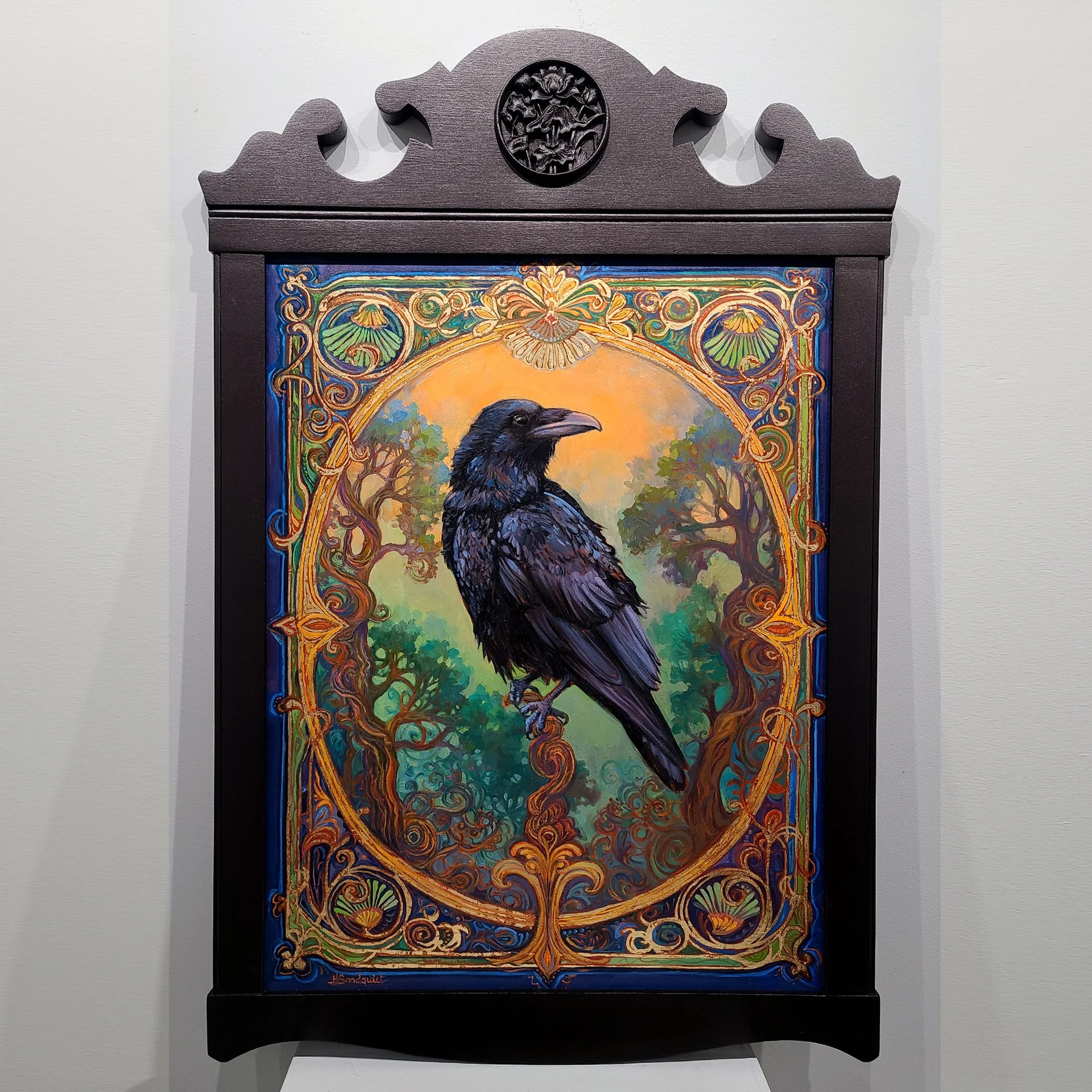 Framed front Dream away raven.jpg