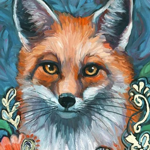 "Fox and Florals"