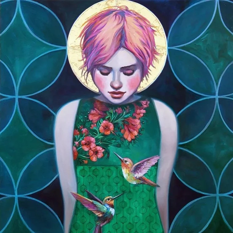 "Patron Saint of Hummingbirds"