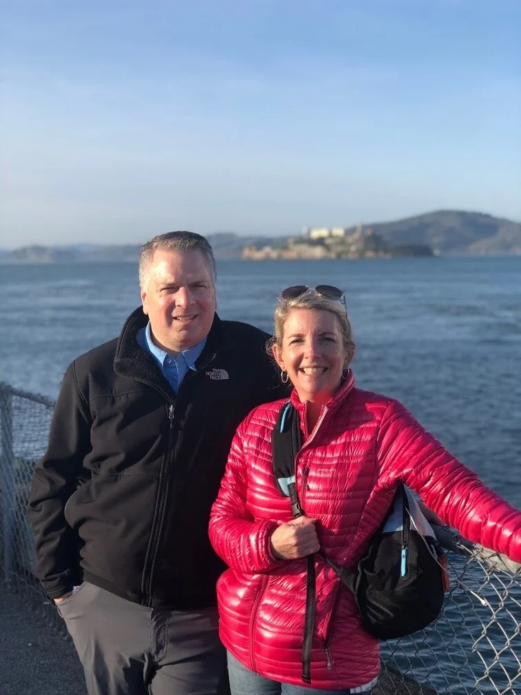 Daughter Allison with husband John Farmer