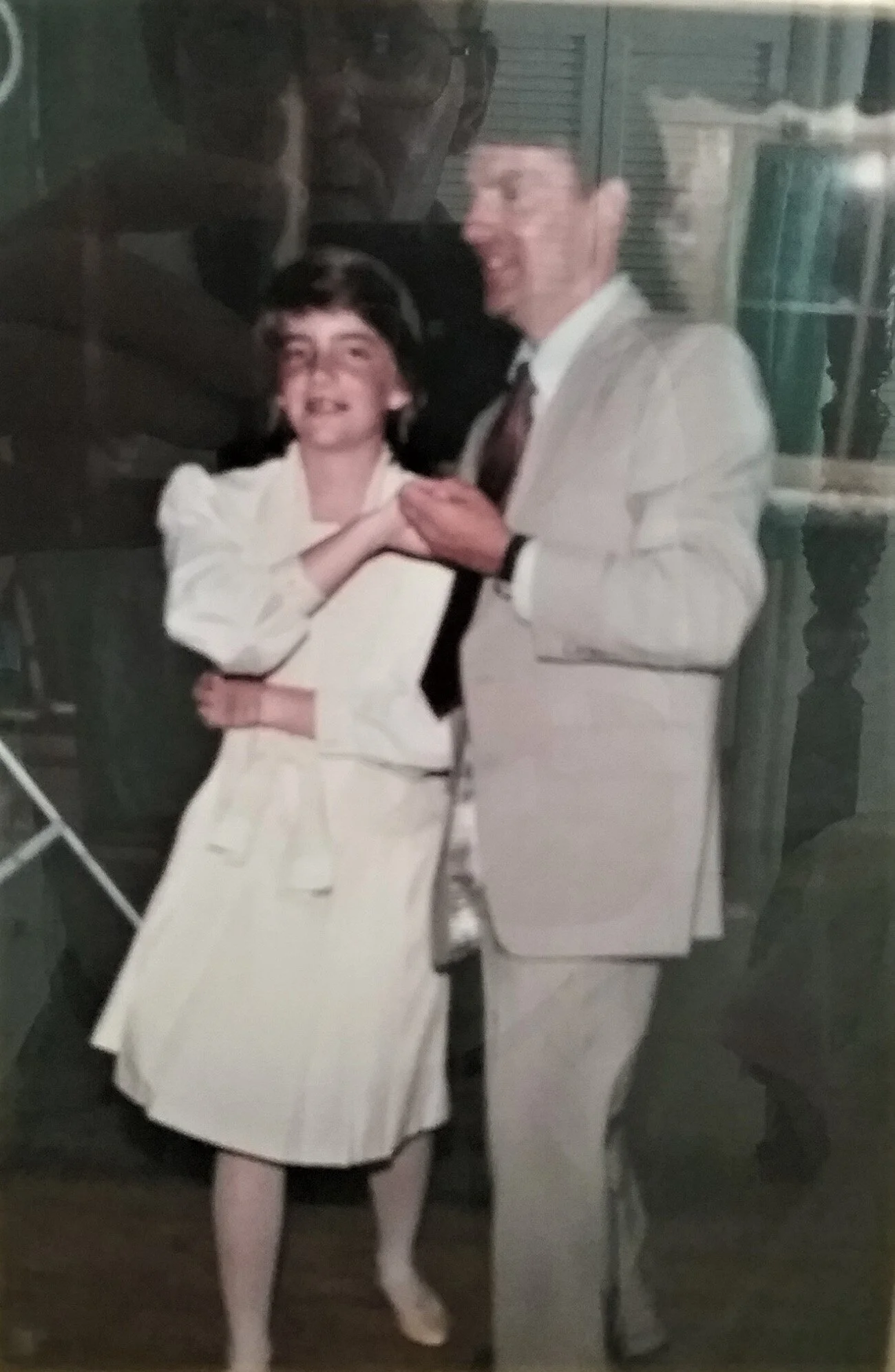 Steve dancing with daughter Allison at his sister Diane's wedding reception.