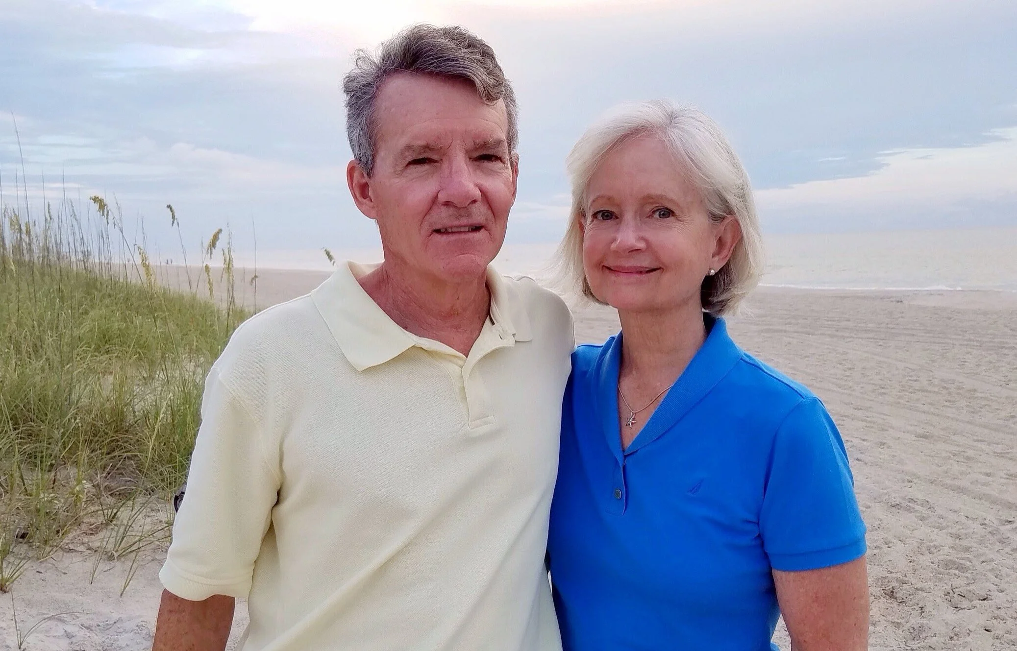 Steve and Marshall enjoying Wrightsville Beach, N.C.