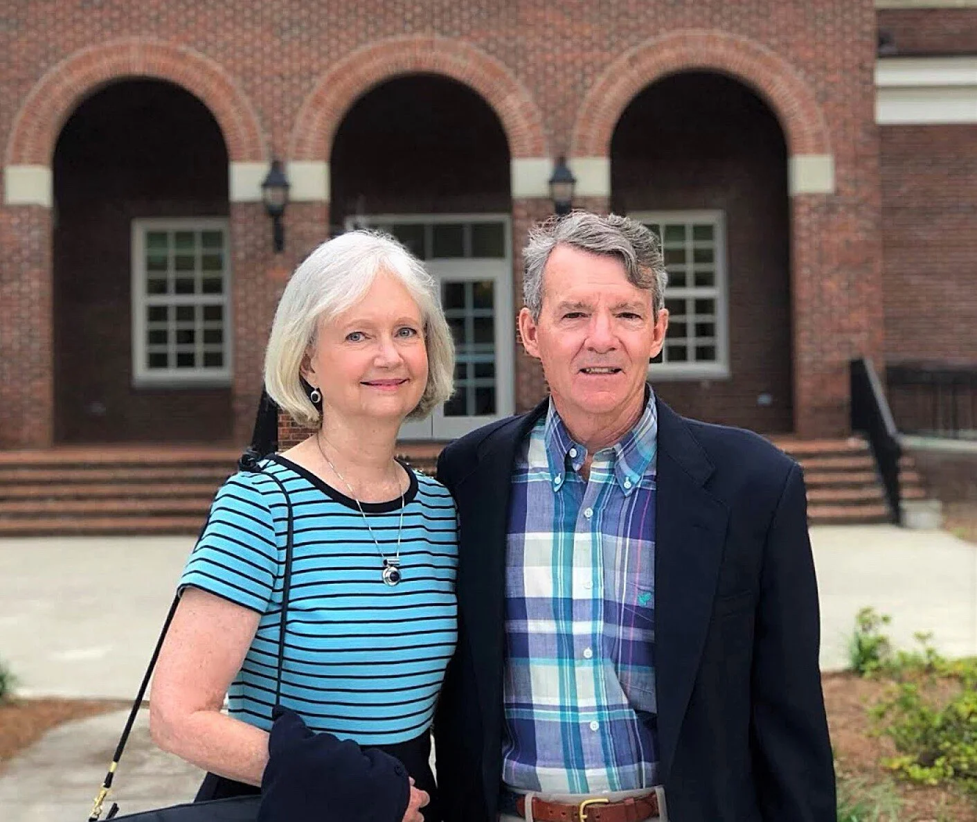 Steve and Marshall at his retirement party in 2018