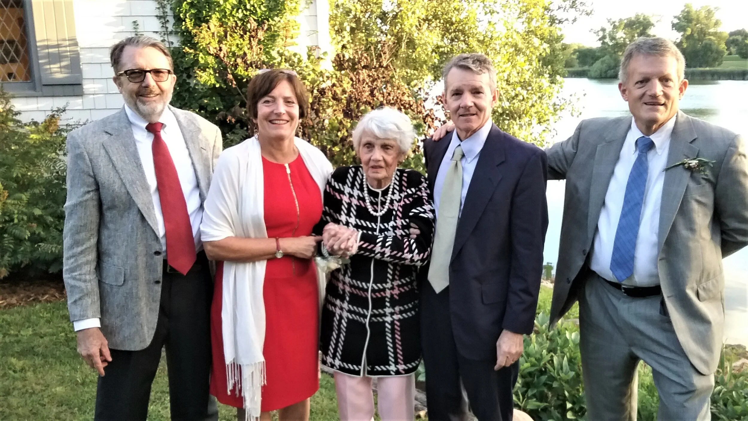 Steve's mom and family at Brandon Harper's wedding in Lake Geneva Wisconsin.