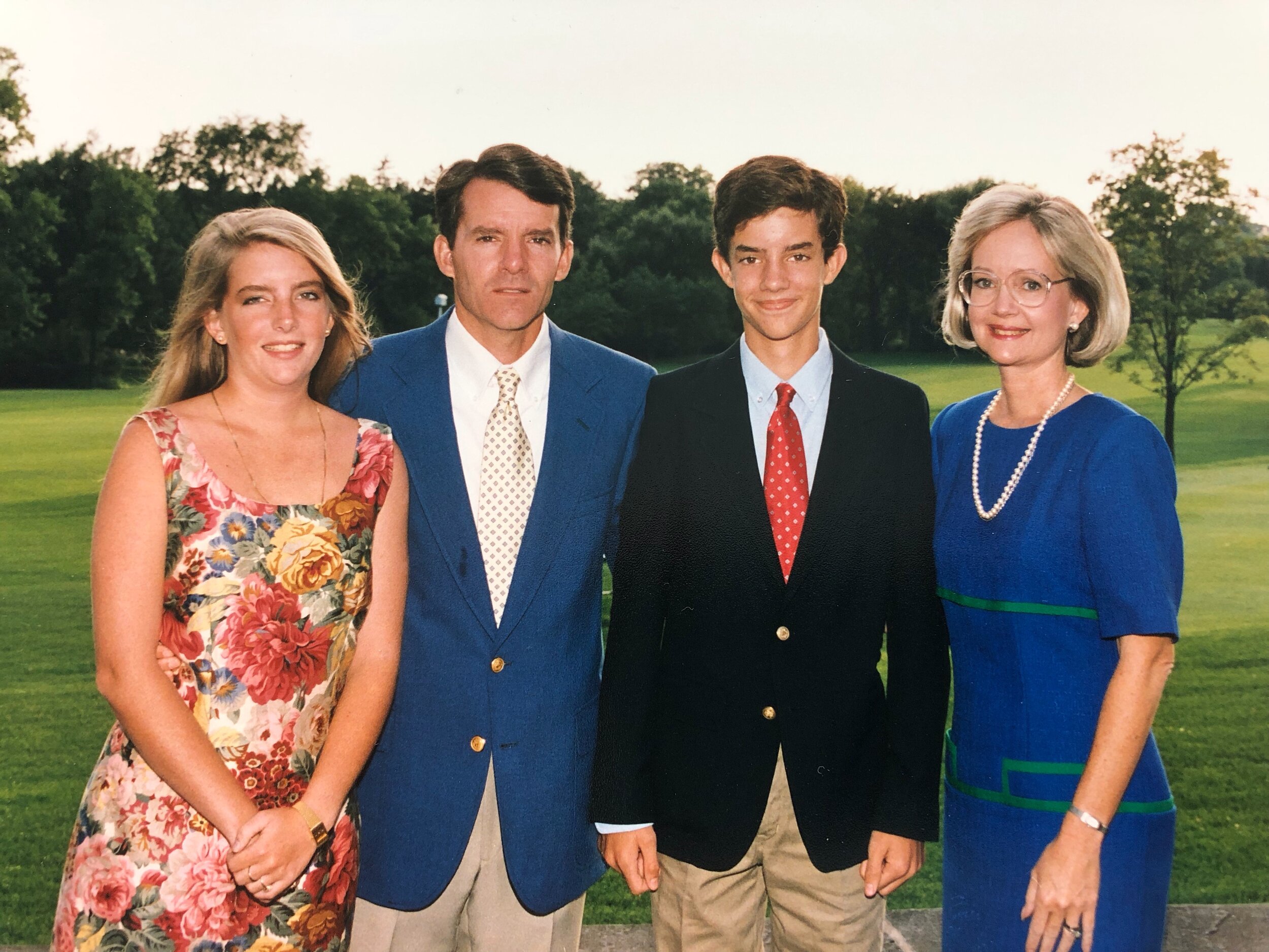 Allison, Steve, Taylor and Marshall at Indian Hill Country Club