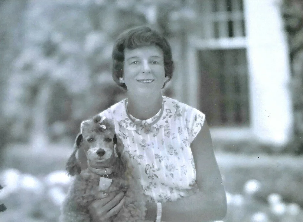 Margaret with Jolie at her Winnetka home