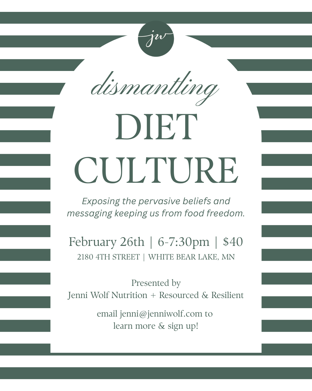 Dismantling Diet Culture