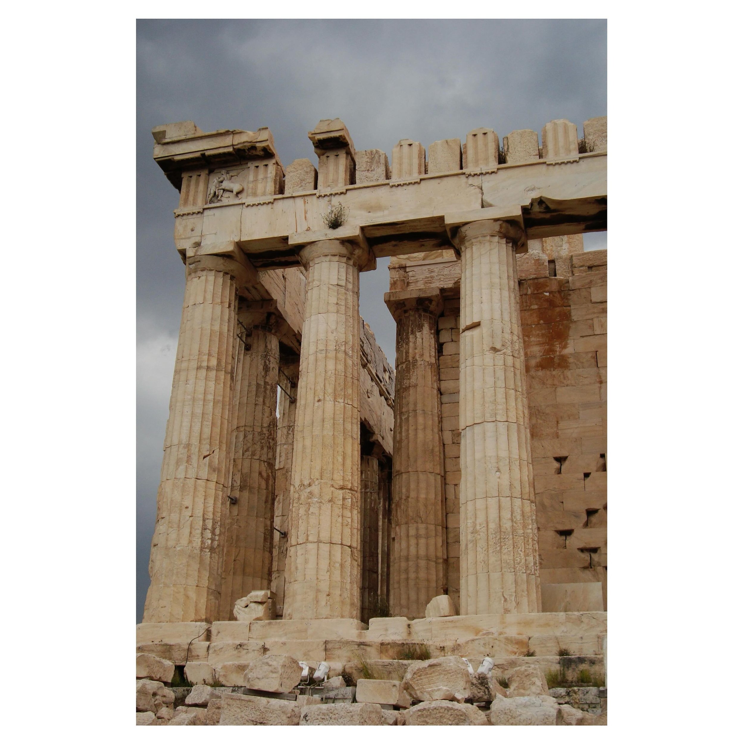 Columns of the Parthenon at the Acropolis of Athens. 2009.
#athens #acropolis #acropolisofathens #greece #europe #travelphotography #athenian #greek #greekart #column